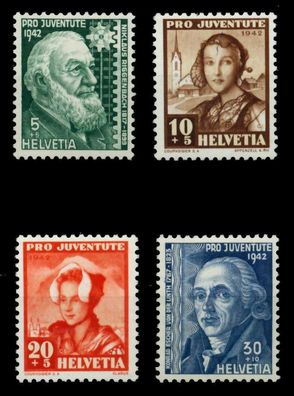 Schweiz PRO Juventute Nr 412-415 postfrisch X73CE86