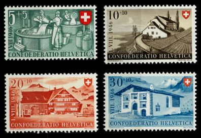 Schweiz PRO PATRIA Nr 471-474 postfrisch X73CEFA
