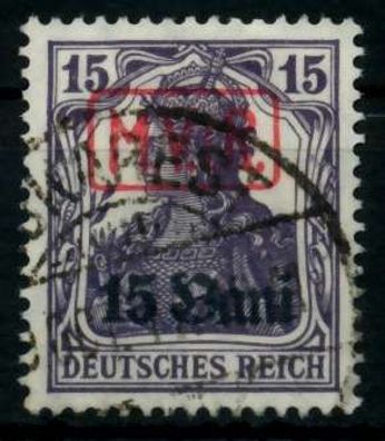 BES 1WK D-MV Rumänien Nr 1 gestempelt X741E22