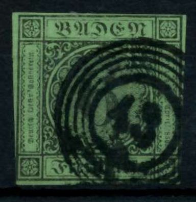 BADEN Ausgaben VON 1851 - 1858 Nr 3b gestempelt X74496A