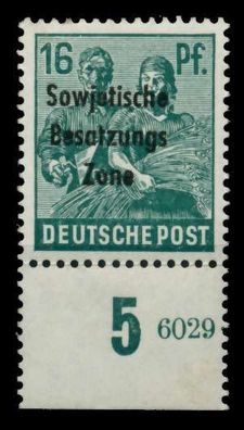SBZ ALLG. Ausgaben Nr 188 HAN 6029... gefaltet X748F86