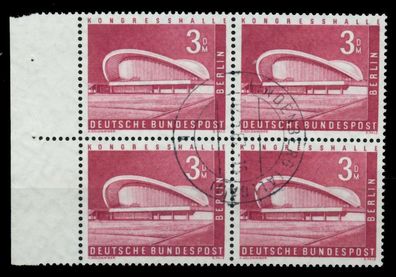 BERLIN DS BAUTEN 2 Nr 154 zentrisch gestempelt Viererblock S X74B9D6