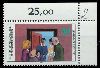 BRD BUND 1981 Nr 1086 postfrisch ECKE-ORE X81158E