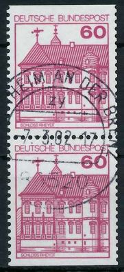 BRD Zusammendruck Nr 1028CI+1028DI zentrisch gestempelt SENK X92BAF2