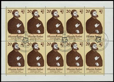 DDR BLOCK Kleinbogen Nr 2755I oBZ Kleinbg X10DAEE