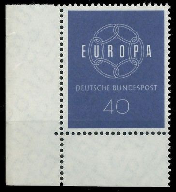 BRD BUND 1959 Nr 321 postfrisch ECKE-ULI X55838A