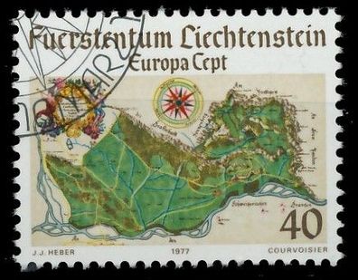Liechtenstein 1977 Nr 667 gestempelt X55D046