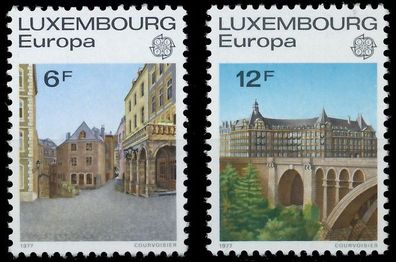 Luxemburg 1977 Nr 945-946 postfrisch S17755E