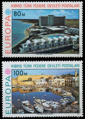 Türkisch-zypern 1977 Nr 41-42 postfrisch S17791E