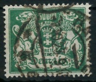 DANZIG 1923 Nr 154 gestempelt gepr. X56061A