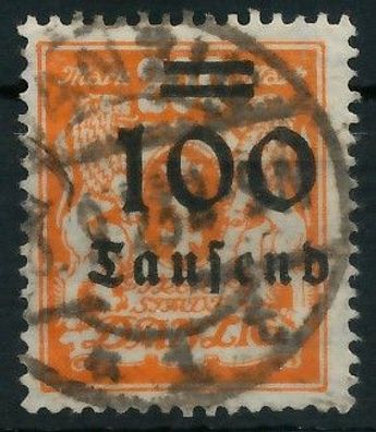 DANZIG 1923 Nr 159 zentrisch gestempelt gepr. X5605F2