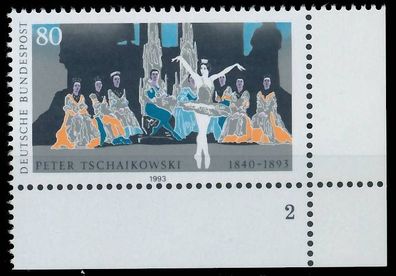 BRD BUND 1993 Nr 1702 postfrisch Formnummer 2 X56F6E2