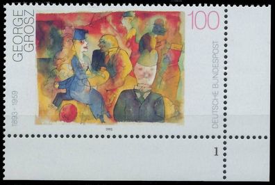 BRD BUND 1993 Nr 1656 postfrisch Formnummer 1 X56F8E6