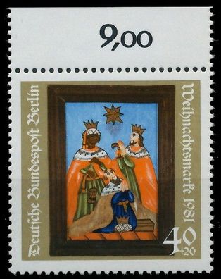 BERLIN 1981 Nr 658 postfrisch ORA X7D5232