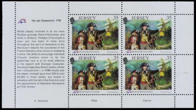 JERSEY Heftchenblatt Nr HB 0-55 postfrisch XAFB306