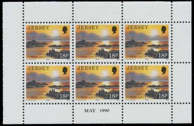 JERSEY Heftchenblatt Nr HB 0-56 MAY90 postfrisch XAFB31A