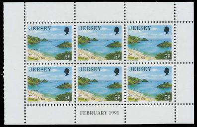 JERSEY Heftchenblatt Nr HB 0-61 FEB91 postfrisch XAFB332