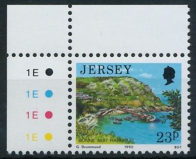 JERSEY 1990 Nr 503 postfrisch ECKE-OLI XAFB412