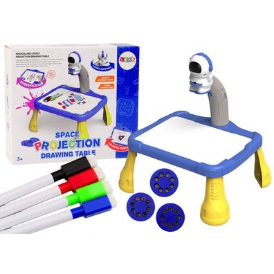 LeanToys Kosmischer Projektor zum Zeichnen mit Tafel und Tischchen Kosmos
