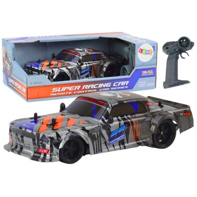 LeanToys ferngesteuertes Sportauto RC 1:18 Grau