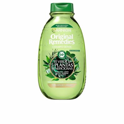 Original Remedies Grüntee-Shampoo und 5 nützliche Pflanzen 400 ml