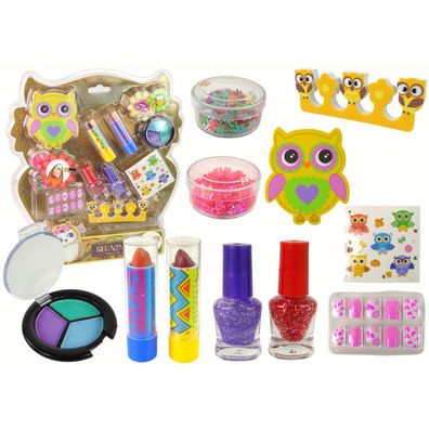 Leantoys Make-up Kit Nageldekoration Eule