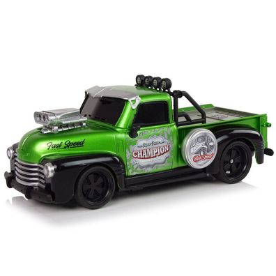 LeanToys Ferngesteuertes Auto 1:18 Grüner Pick-up
