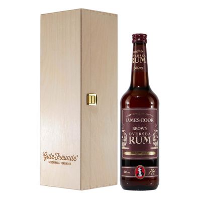James Cook Oversea Rum 54% mit Geschenk-HK