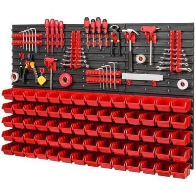 Wandregal Haken 40 Halterungen Kunststoff 70 Boxen Stapelboxen