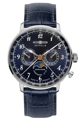 Zeppelin Herrenuhr LZ129 Hindenburg Mondphase 7036-3