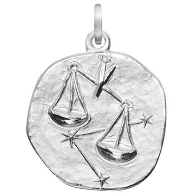 trendor Schmuck Sternzeichen Waage 925 Silber 20 mm 08453-10