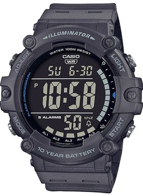Casio Collection Herrenuhr Digital Grau AE-1500WH-8BVEF