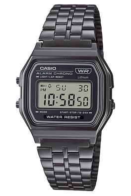 Casio Vintage Digitaluhr Anthrazit A158WETB-1AEF