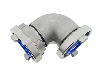 Rohrbogen 90° Storz C-C kompl. Edelstahl