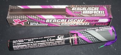 Weco Jugendfeuerwerk Bengalische Handfackel purple