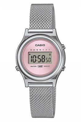 Casio Mini Collection Damenuhr Stahl/Rosafarben LA700WEM-4AEF