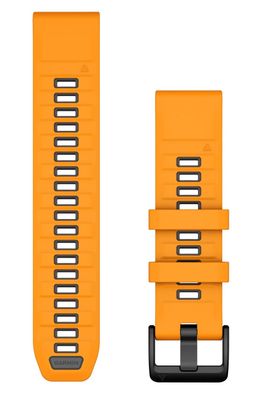 Garmin Quickfit Silikonband 22 mm Funkenorange/Graphit 010-13392-01