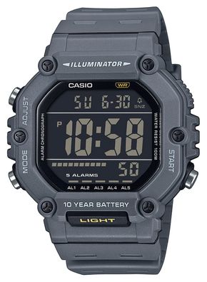 Casio Herrenarmbanduhr Digital Grau AE-1600H-8BVEF