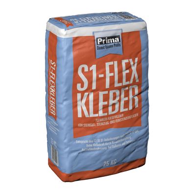 Prima Flexkleber S1 25 kg – Der flexible Profi-Kleber für hochbelastbare Verlegungen