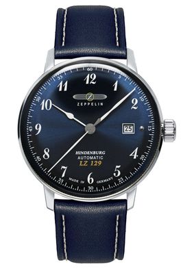 Zeppelin Automatik-Herrenuhr Hindenburg LZ129 Dunkelblau 8056-3