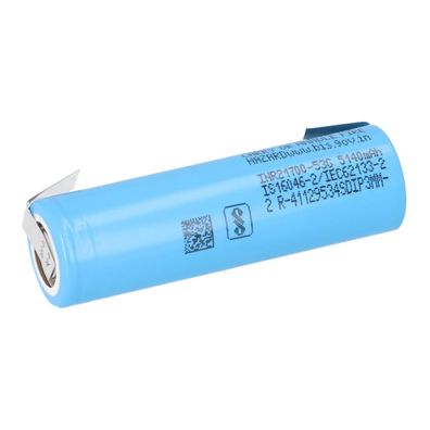 Samsung INR21700-53G2 5300mAh 15.9A 3,6V Flat top Li-Ion U-Lötfahne
