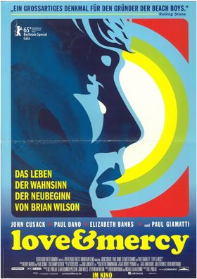Love & Mercy - Original Kinoplakat A3 - Paul Dano, John Cusack - Filmposter*