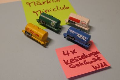 Märklin Miniclub Z 4 Gehäuse für Kesselwagen W 11