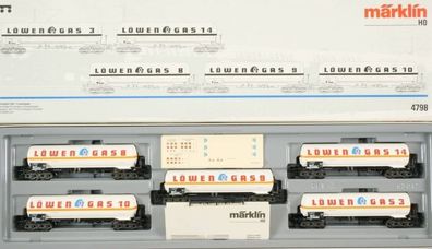 Märklin H0 4798 Gaskesselwagen Löwengas der DB Neuw./OVP
