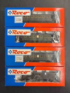 Roco H0 2x 44862, 44863 & 44541 Personenagen-Konvolut der DRG Top/OVP