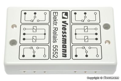 Viessmann 5552 Elektronisches Relais 2 x 2UM Neu/OVP