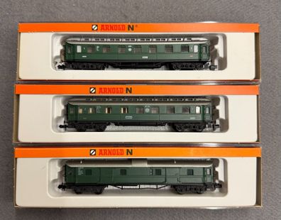 Arnold N 2x 3380 & 3362 Eilzugwagen der DRG Epoche II Top/OVP
