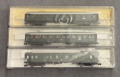 Konvolut Fleischmann N Eilzugwagen der DB Epoche III Top/OVP