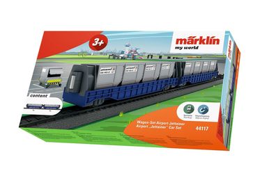 Märklin My World 44117 Wagen-Set Airport Jettainer Neu/OVP