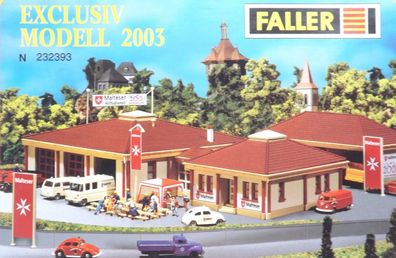 Faller N 232393 Exclusiv Modell 2003 Malteser Zentrale Neu/OVP